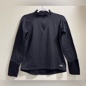 The North Face Vapor Wick 1/4 Zip Long Sleeve Shirt Jacket Black Women's Medium